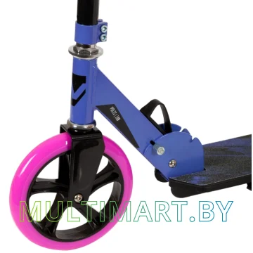 Самокат Novatrack Polis Plastic New 180P.POLIS.VL22 (фиолетовый, 2022) картинка 5